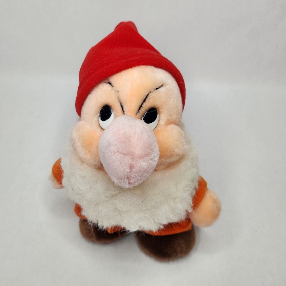 Vintage Grumpy Snow White and The Seven Dwarfs Plush Disney